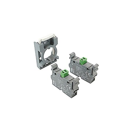 Abb NCNR/NRTV CONTACT BLOCKS WITH, HOLDER FRONT MOUNT, NON, ILLUMINATED 2 NO MCBH-20